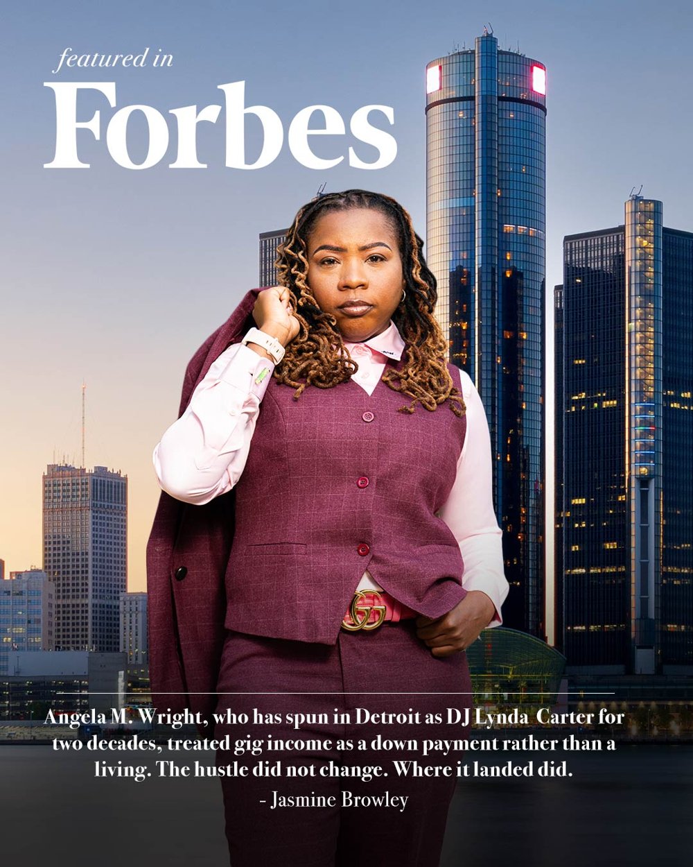 Featured in Forbes: Angela M. Wright